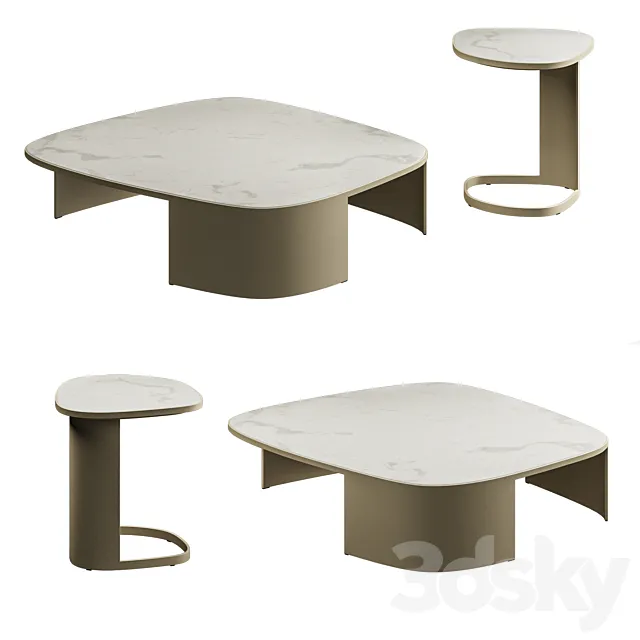 Poliform Koishi Coffee Table 3DModel