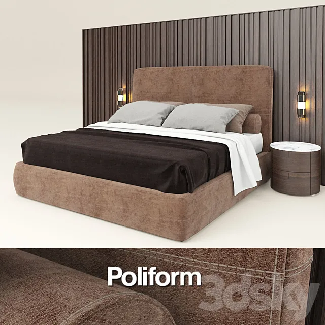 Poliform Laze bed 3DModel