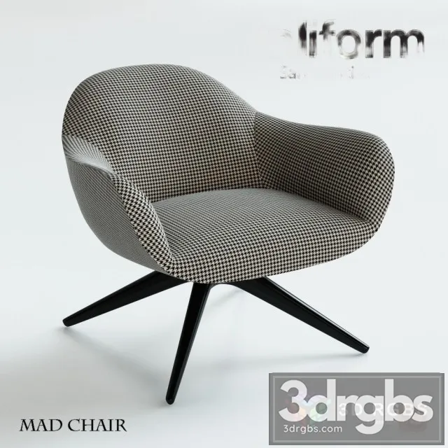 Poliform Mad Chair 3D Model Free