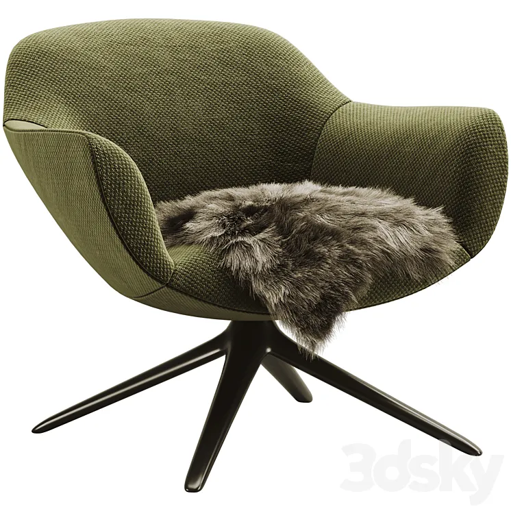 Poliform Mad Chair 3D Model Free