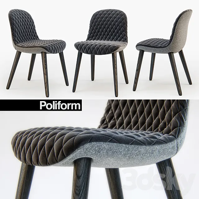 Poliform MAD Dining chair 3DModel