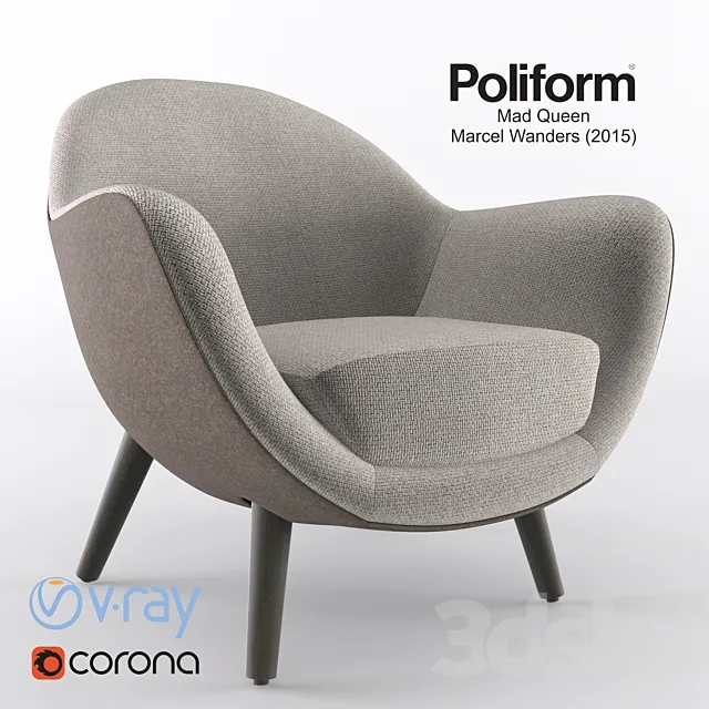 Poliform Mad Queen 3D Model