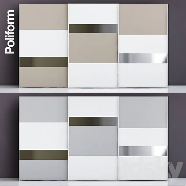 Poliform Madison cupboard 3D Model