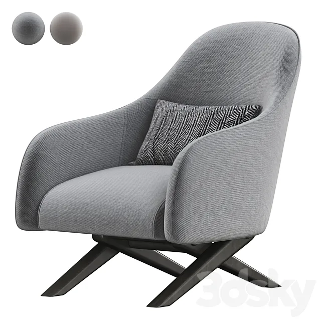 Poliform MARLON Armchair 3DModel