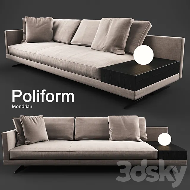 Poliform Mondrian Sofa 3DModel