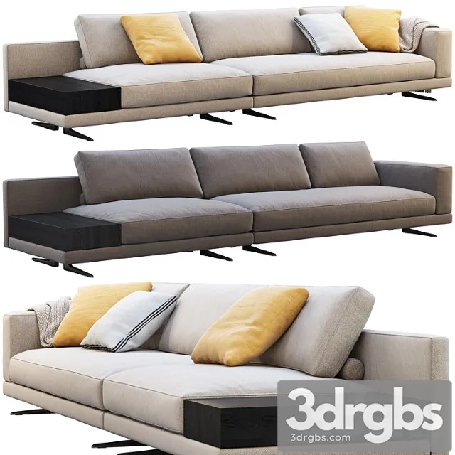 Poliform mondrian sofa_3 2 3D Model Free