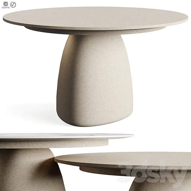 Poliform MONOLITH 2023.2 Circle One Table Free Download