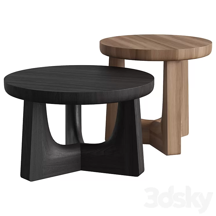 Poliform Nara Coffee Table 3D Model Free