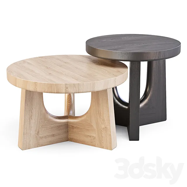 Poliform: Nara - Coffee Tables 3D Model