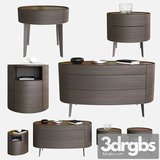 Poliform night complements kelly 2 3D Model Free