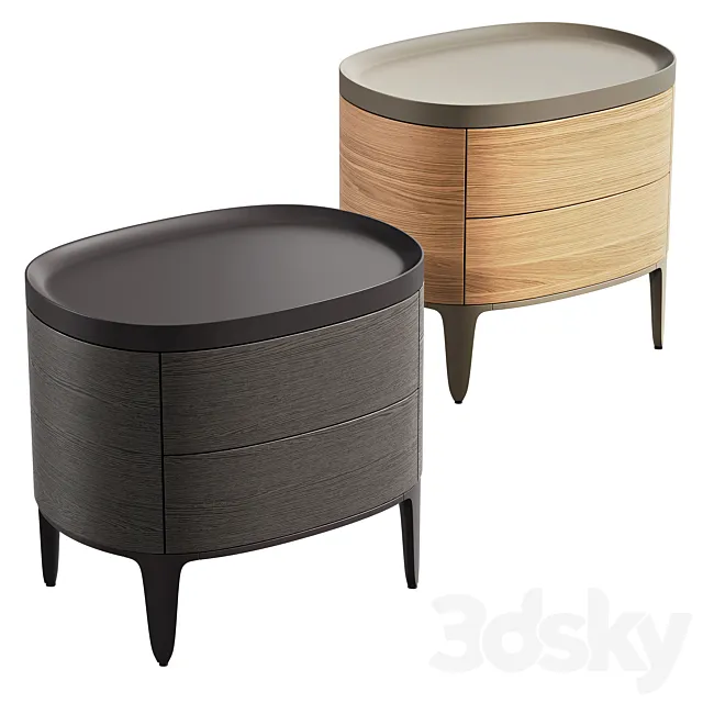 Poliform nightstand GENTLEMAN 3D Model