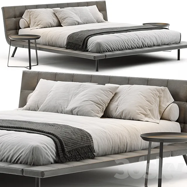 Poliform Onda Bed 3D Model
