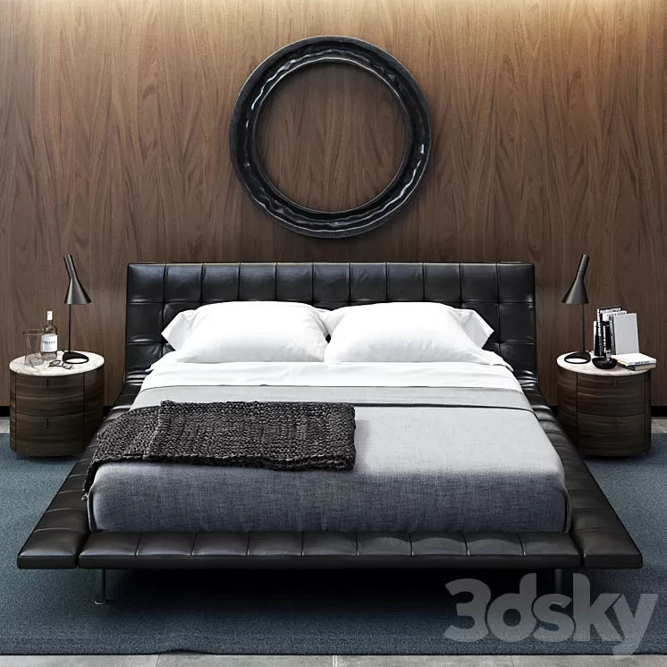 POLIFORM ONDA BED 3D Model