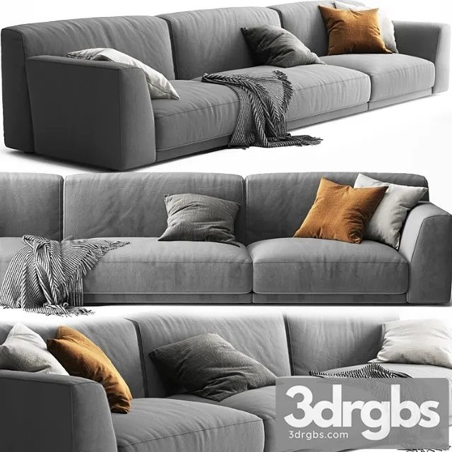 Poliform Paris Seoul Sofa 3D Model Free