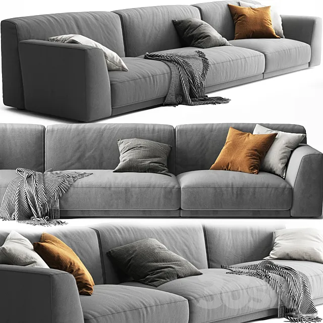 Poliform Paris Seoul Sofa 3DModel