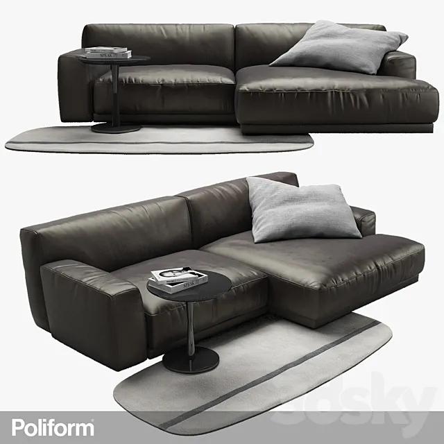 Poliform Paris Seoul sofa_1 3DModel