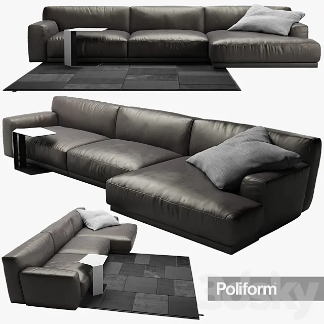Poliform Paris Seoul sofa_2 3DModel