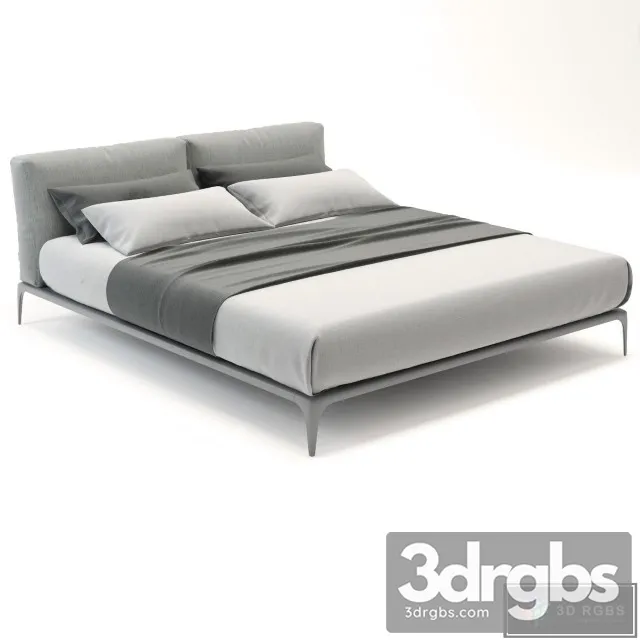 poliform Park Bed 2 3D Model Free