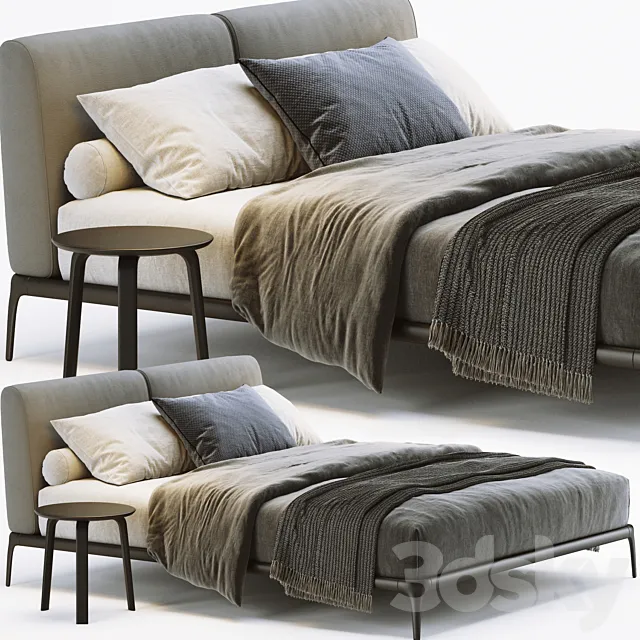 Poliform Park Bed 3D Model