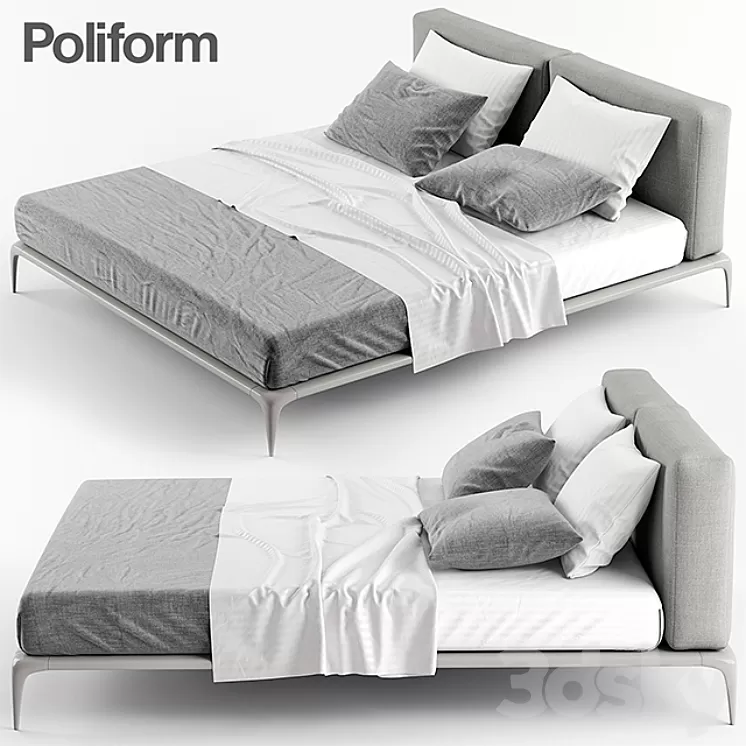 POLIFORM PARK BED 3D Model