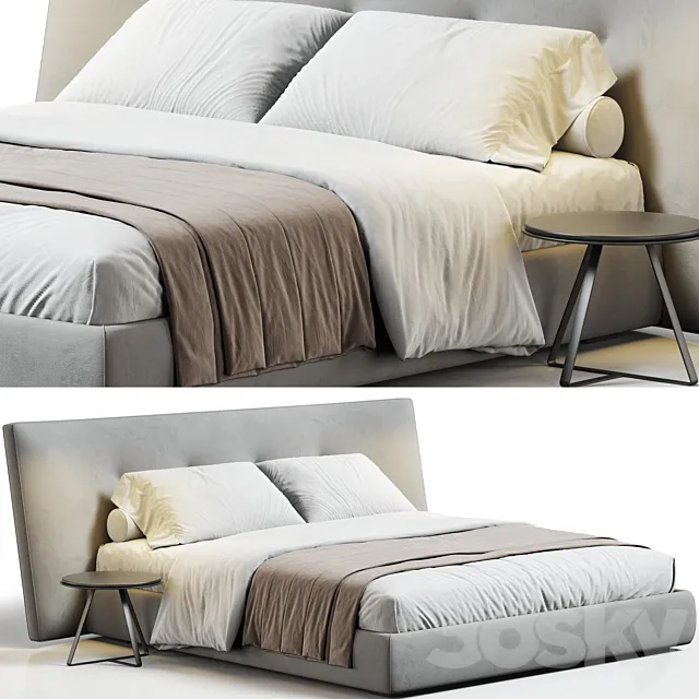 Poliform Rever Bed 3D Model