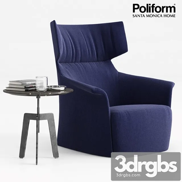 Poliform santa monica home 2 3D Model Free