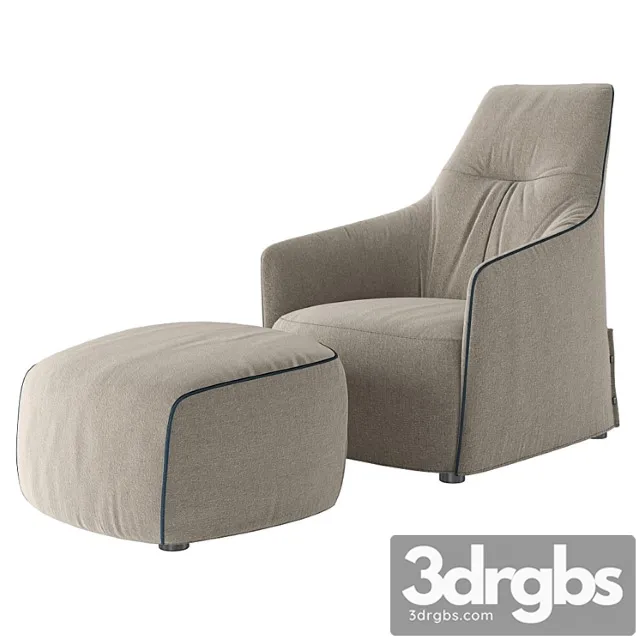 Poliform Santa Monica Lounge 3D Model Free