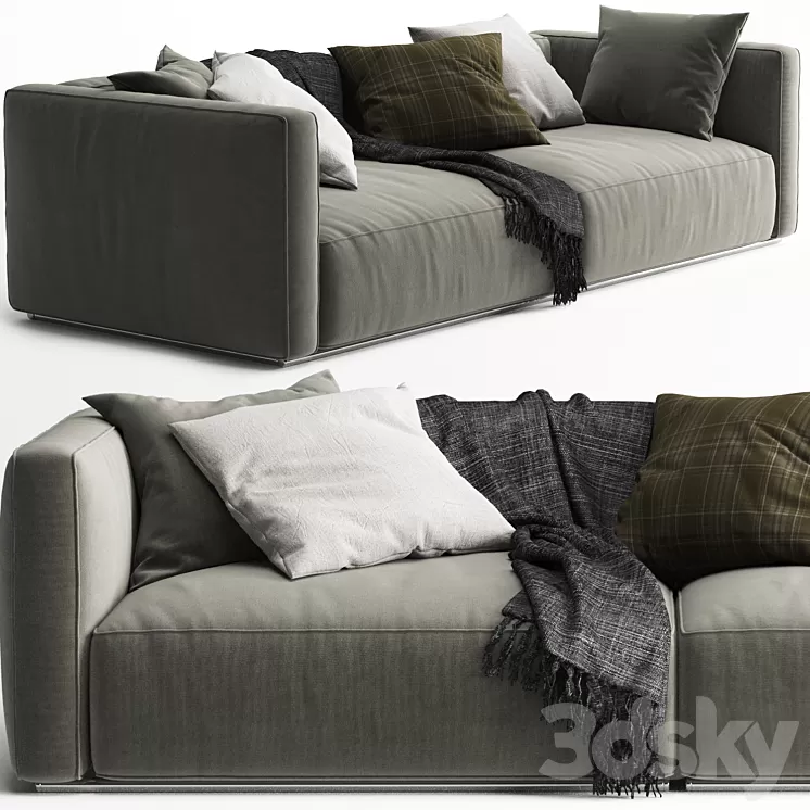 Poliform Shangai Sofa 3D Model