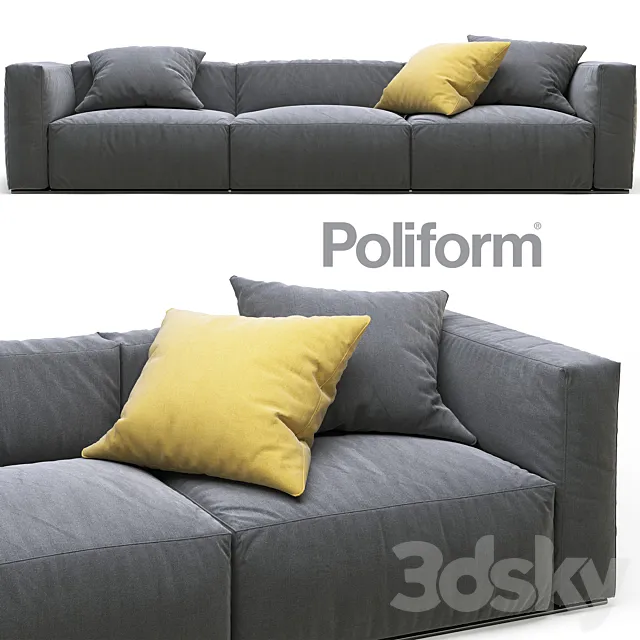 Poliform Shangai sofa 3DModel