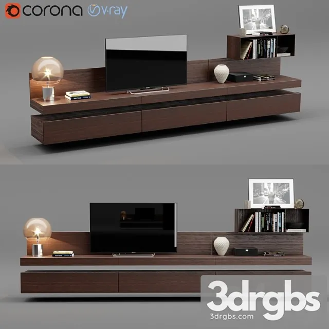 Poliform sintesi tv unit 3D Model Free