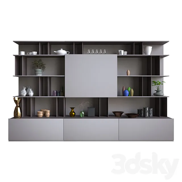 Poliform SISTEMI GIORNO SKIP 3DModel