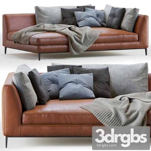 Poliform sofa bellport 2 3D Model Free