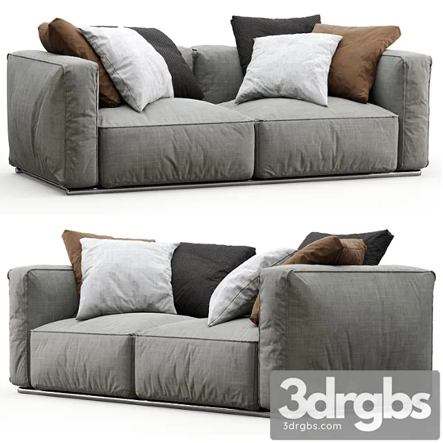 Poliform sofa shangai 2 3D Model Free