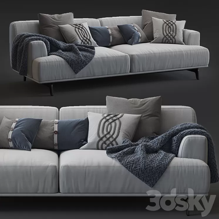 Poliform Sofa TRIBECA 3D Model