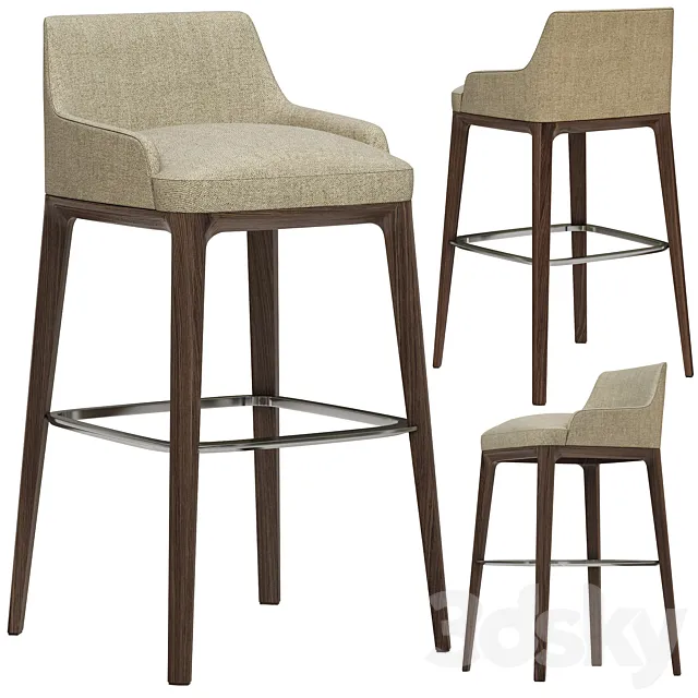 Poliform SOPHIE bar stool 3D Model
