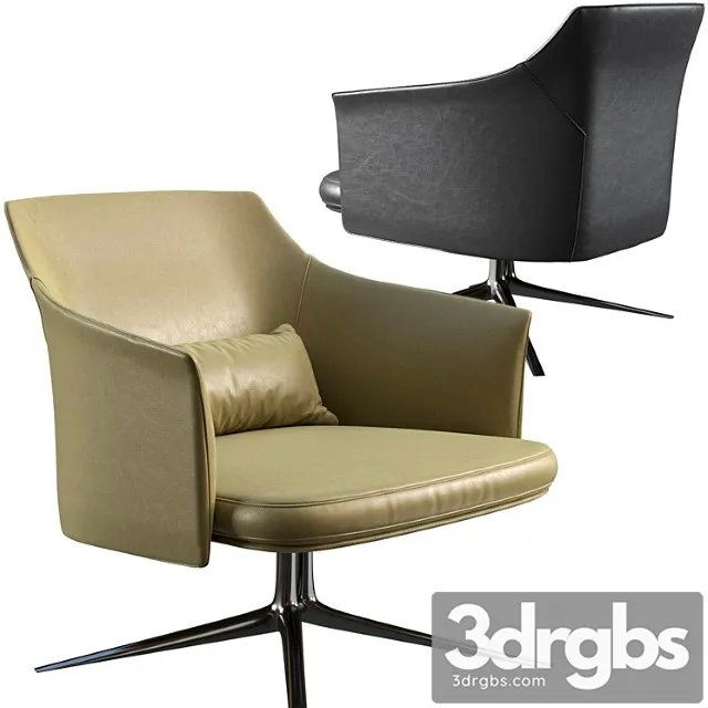 Poliform stanford bridge armchair 3D Model Free
