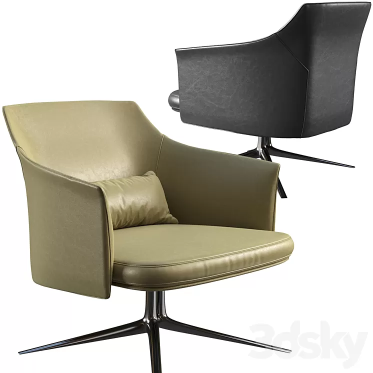Poliform Stanford Bridge armchair 3D Model
