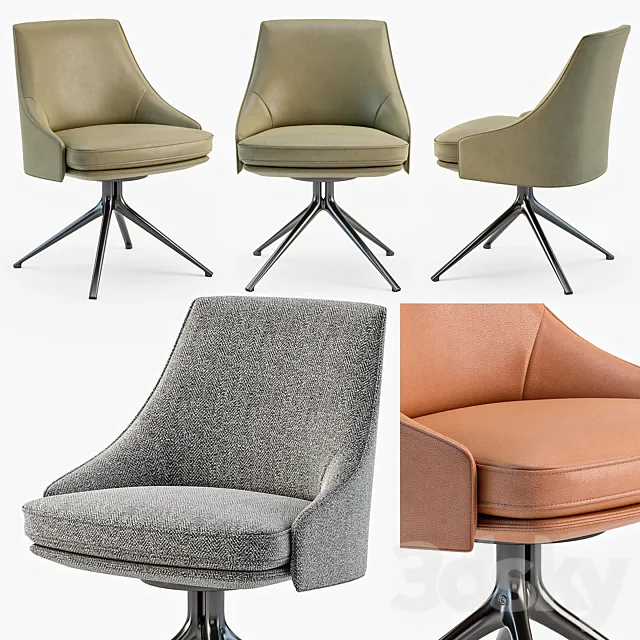 Poliform Stanford chair 3D Model