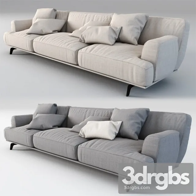 Poliform Tribeca Candecott Sofa 3D Model Free