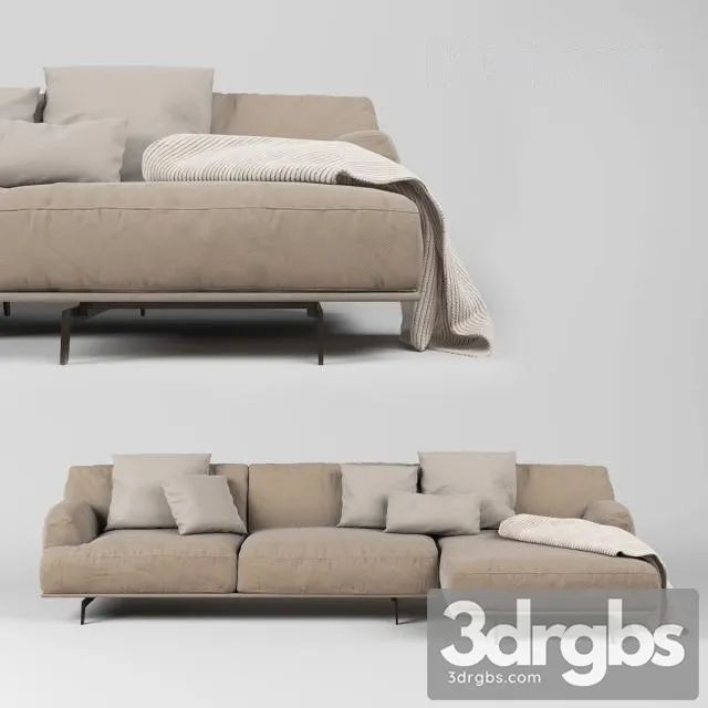 Poliform Tribeca Sofa 2 3D Model Free