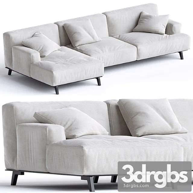 Poliform Tribeca Sofa By Jean Marie Massaud 3D Model Free