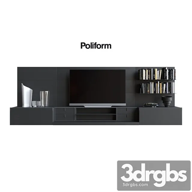 Poliform varenna sistemi giorno quid 11 2 3D Model Free