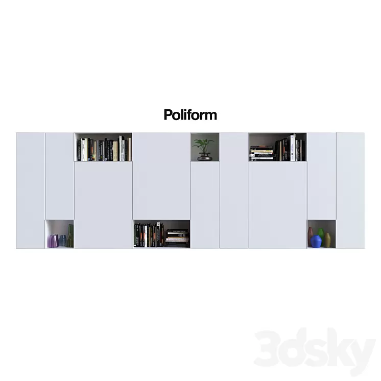 POLIFORM VARENNA SISTEMI GIORNO SINTESI 24 3D Model