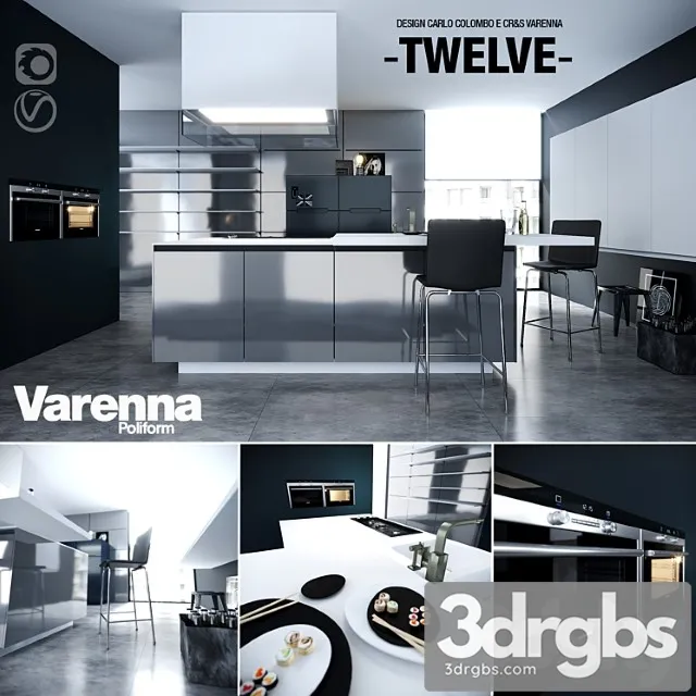 Poliform varenna twelve 3 3D Model Free