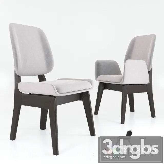 Poliform Ventura Chair 3D Model Free