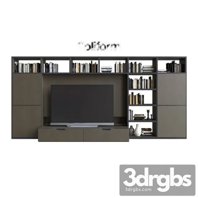 Poliform Wall System 13 3D Model Free