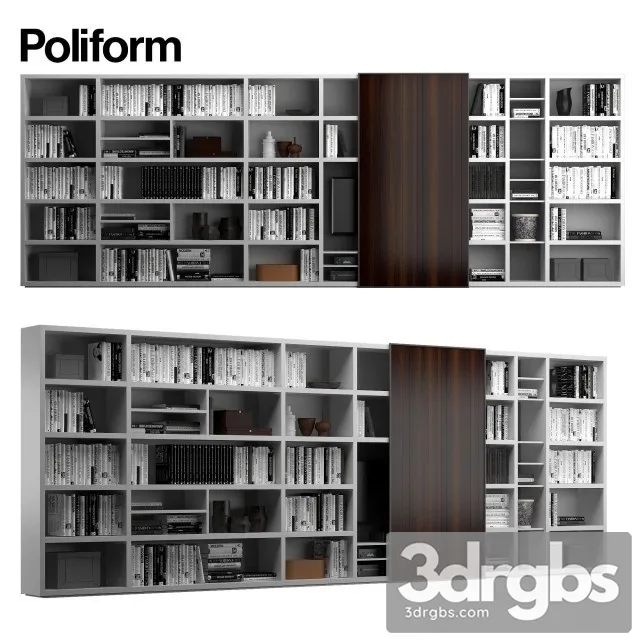 Poliform Wall System 6 3D Model Free