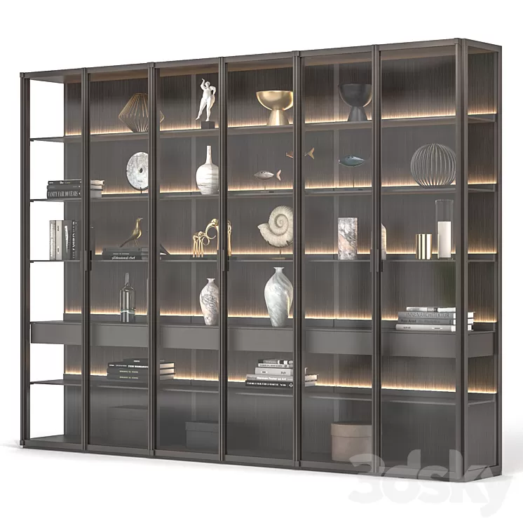 Poliform Wall System Ego Day 3D Model Free