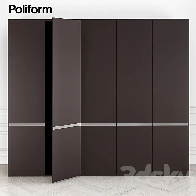 Poliform Wardrobe SBGA 3D Model
