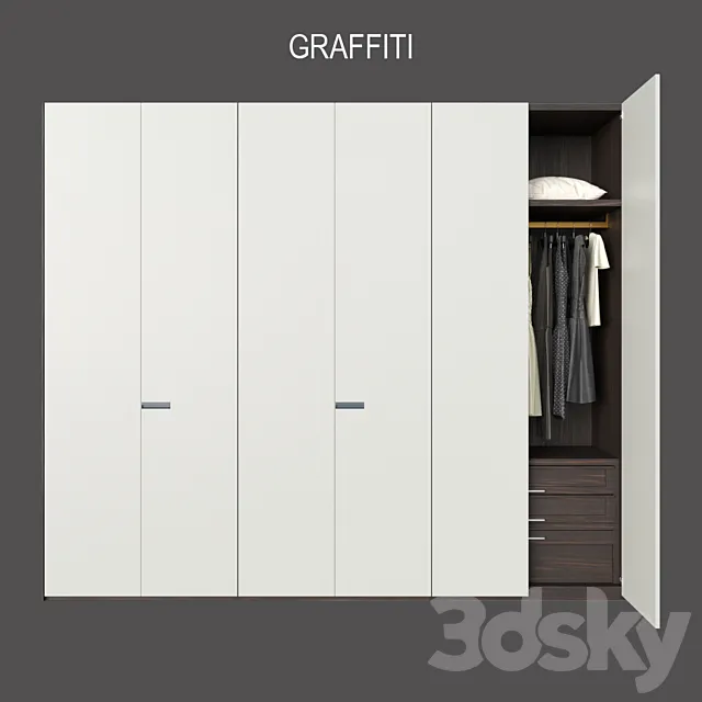 POLIFORM WARDROBES GRAFFITI 3DModel